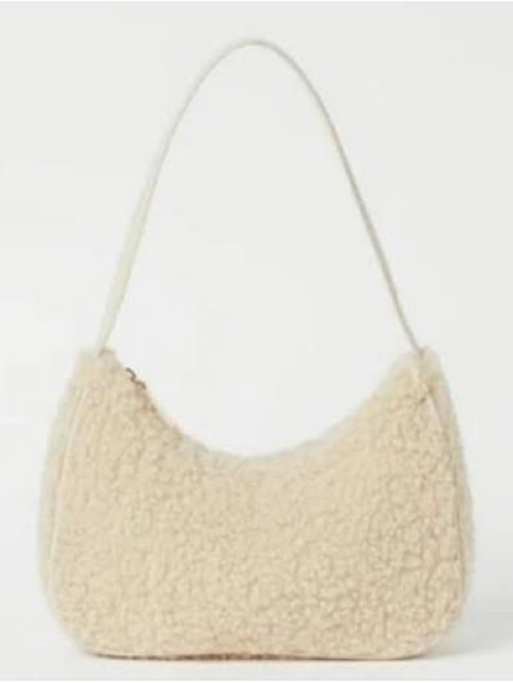 H&M Cream Sherpa Shoulder Bag